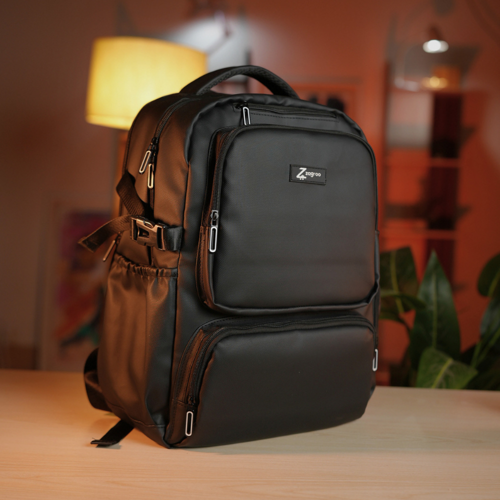 Zagroo Prestige Backpack - Premium Jet Black
