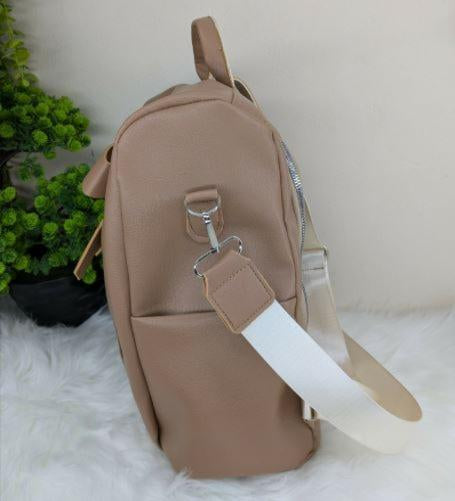 BO Backpack – Premium Anti-Theft Stylish Backpack for Women -(Nude Beige)