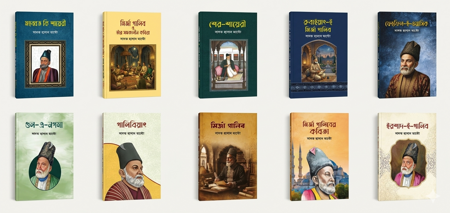 মির্জা গালিবের বিখ্যাত ১০ টি বই