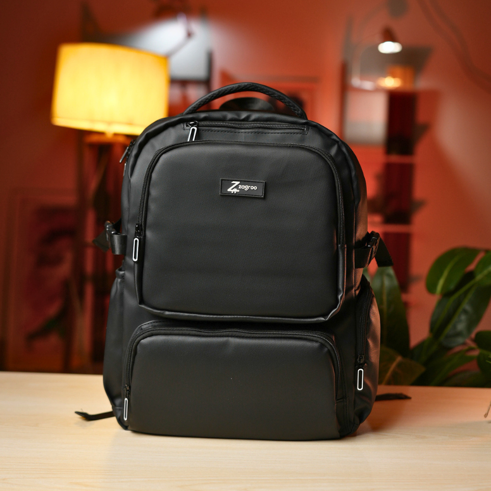 Zagroo Prestige Backpack - Premium Jet Black
