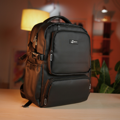 Zagroo Prestige Backpack - Premium Jet Black