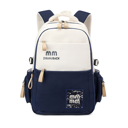 Cute Large School Backpack (Blue) S4