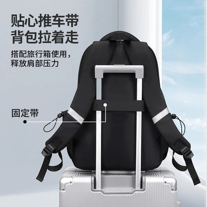 Waterproof with stain-resistant school backpacks (Black)