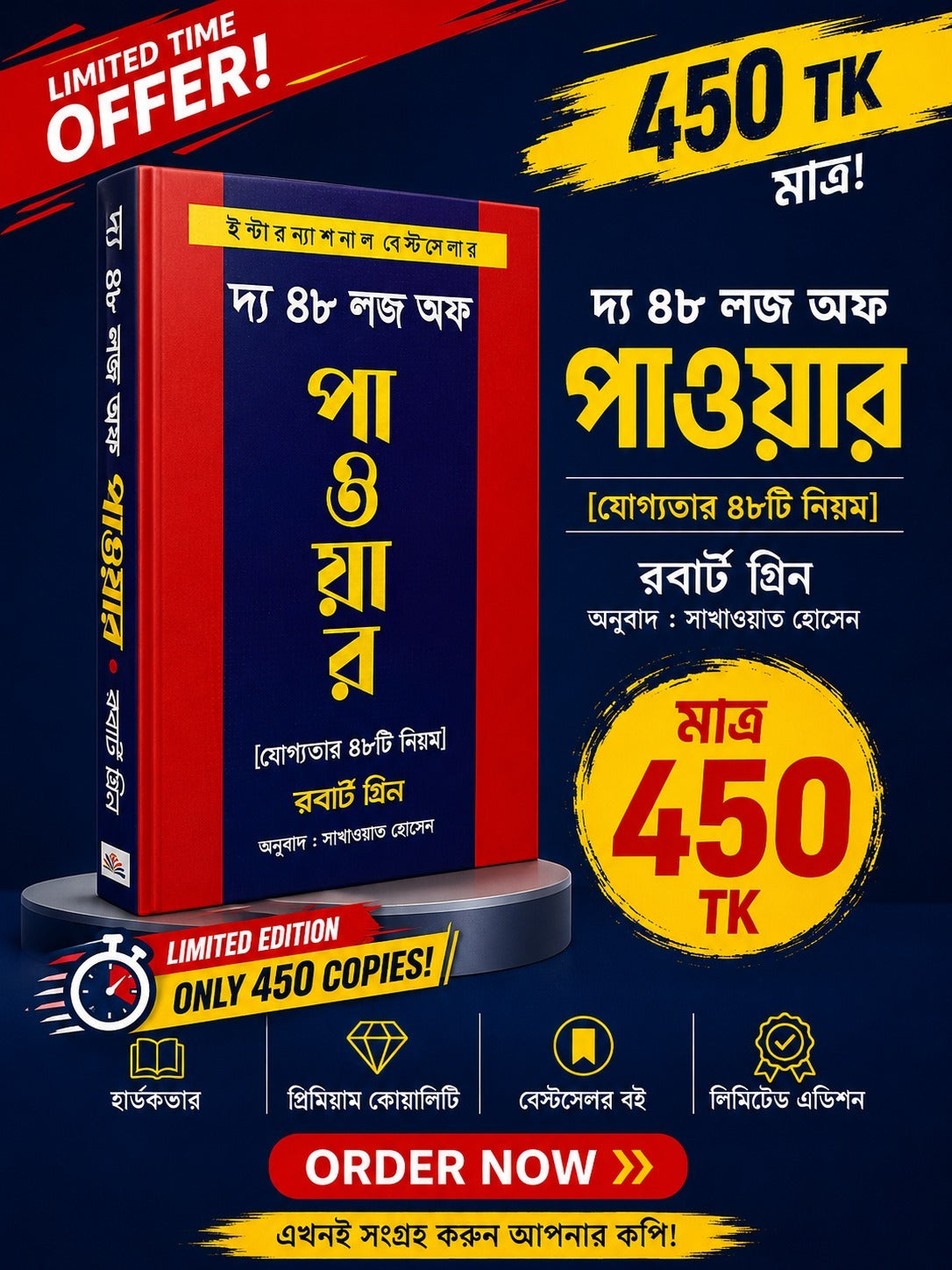 দ্য ৪৮ লজ অফ পাওয়ার (হার্ডকভার)