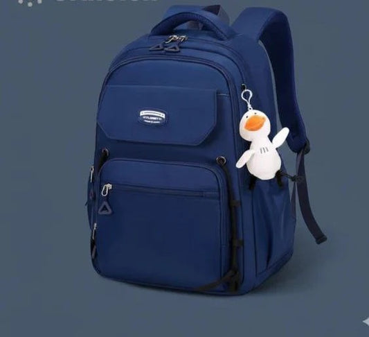 Waterproof with stain-resistant school backpacks (Deep Blue)