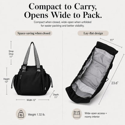 Multi-Function Mommy Bags (Black Color)