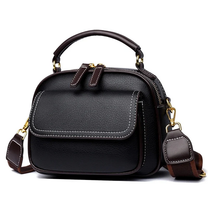 Women Handbag soft small Shoulder bag (Black) IL2