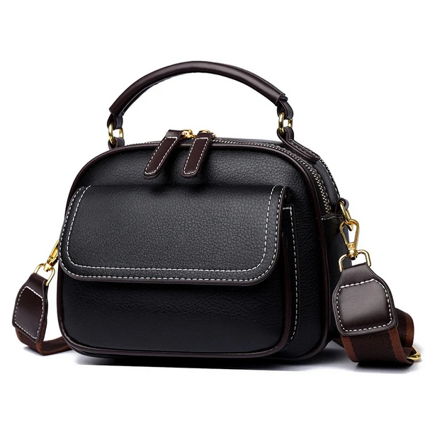 Women Handbag soft small Shoulder bag (Black) IL2