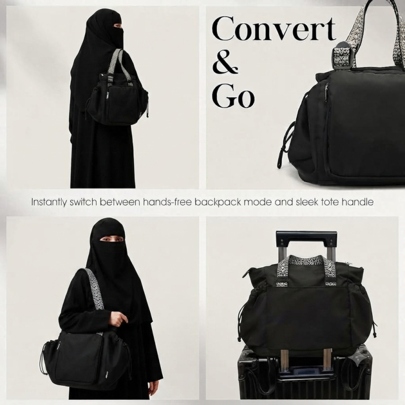 Multi-Function Mommy Bags (Black Color)