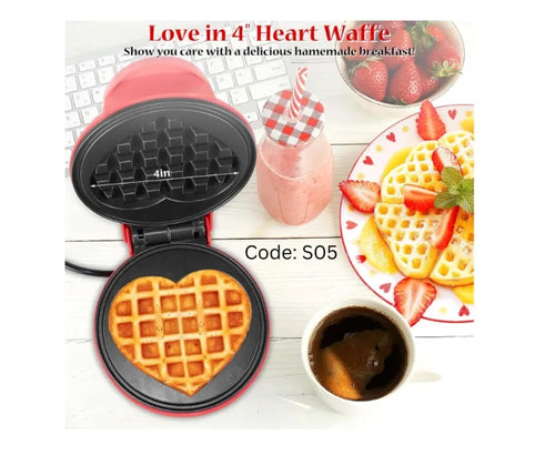 4 Inch Mini Waffle Maker