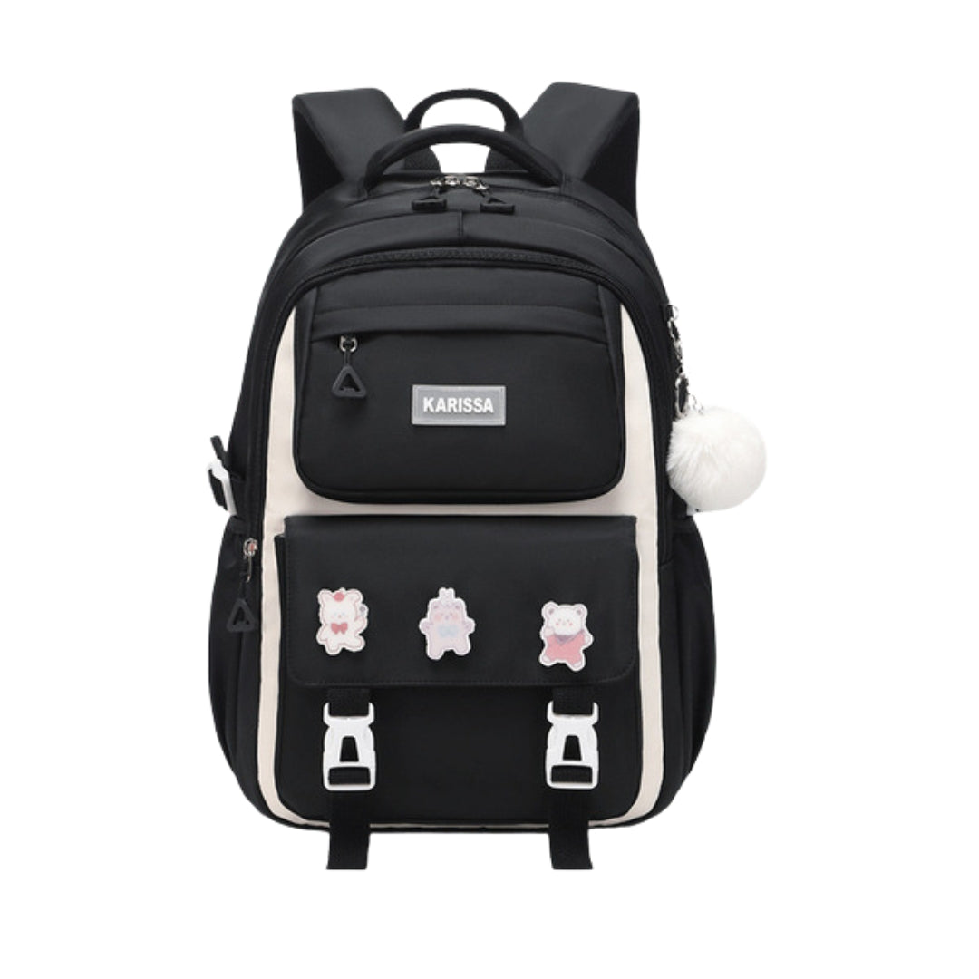 Kids Backpack School Bags  (Black)