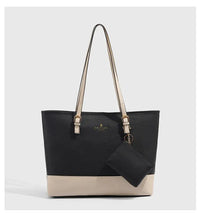 4pcs Combo Women Soft Synthetic Tote Bag (Black)