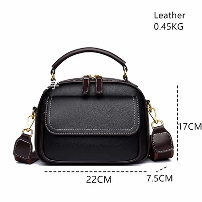 Women Handbag soft small Shoulder bag (Black) IL2