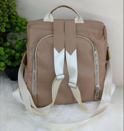 BO Backpack – Premium Anti-Theft Stylish Backpack for Women -(Nude Beige)